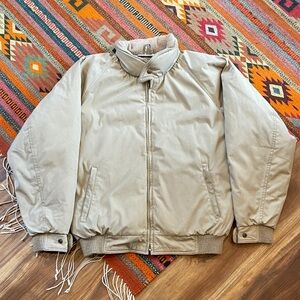 80s Eddie Bauer tan bomber Jacket